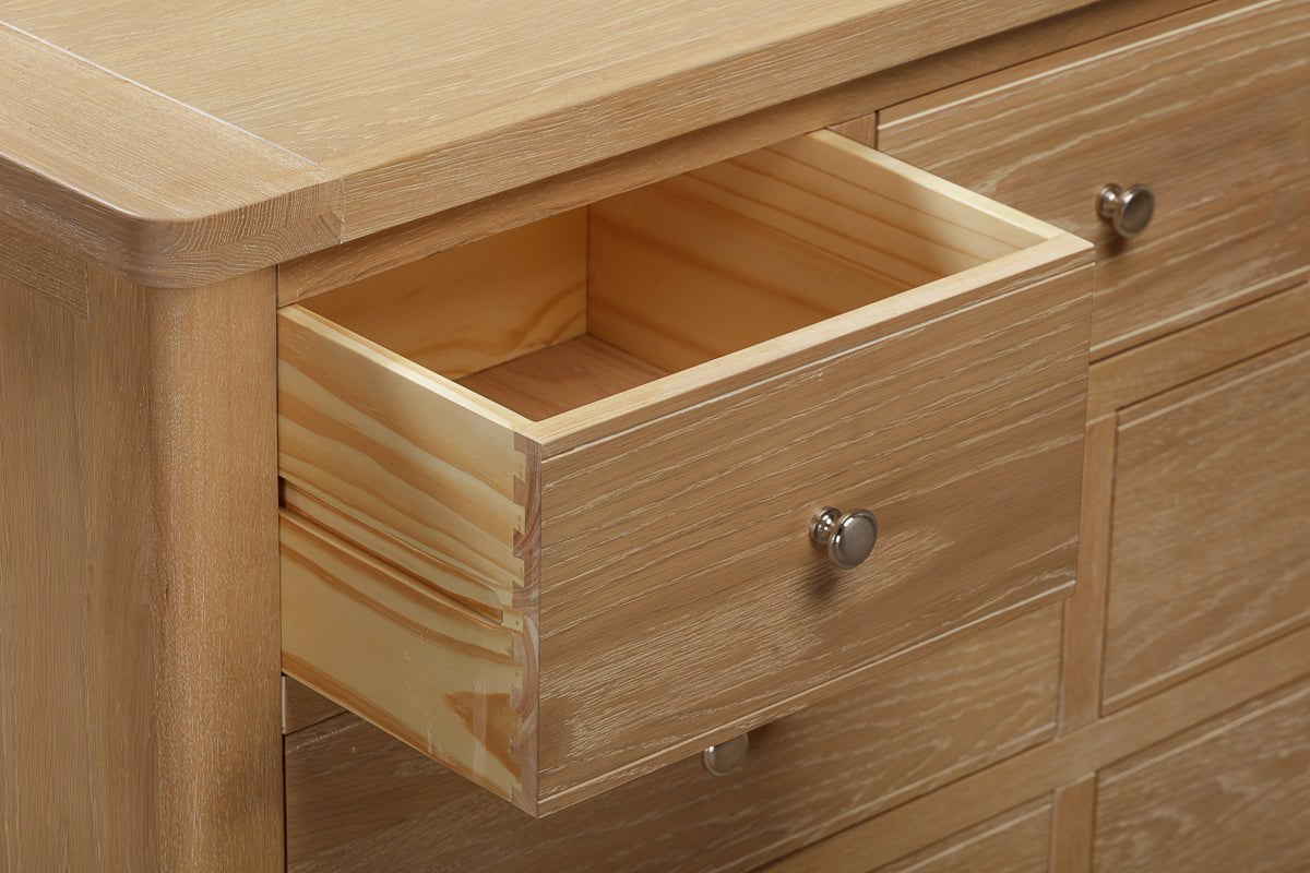 Your Home Style Chest of Drawers Foxley Oak 3 Over 4 Chest