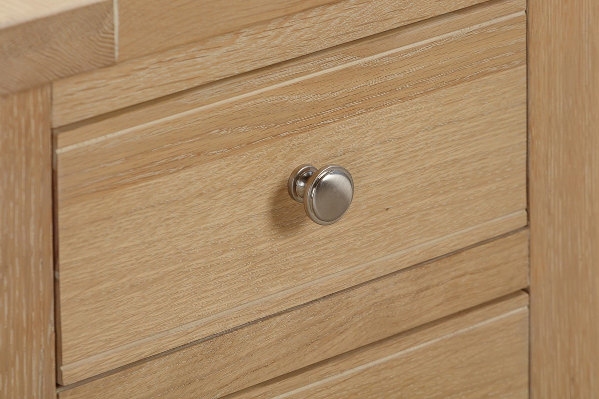 Your Home Style Bedside Foxley Oak Bedside with 3 Drawers