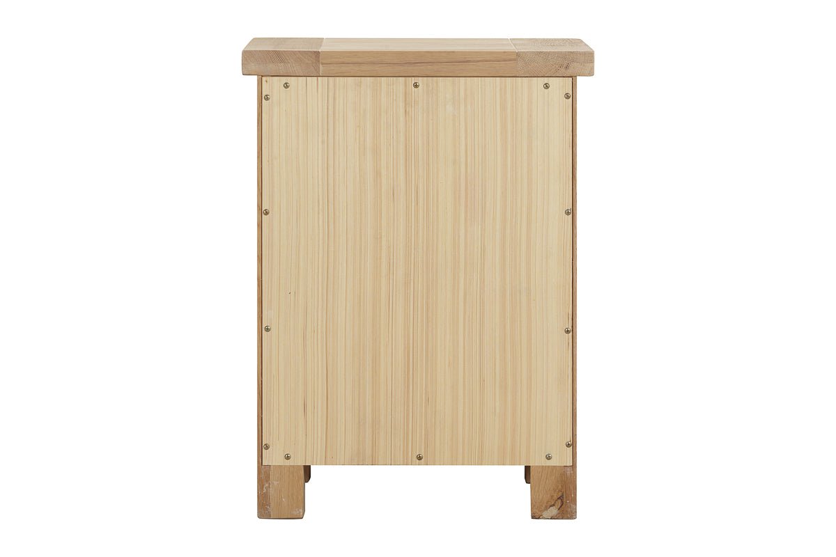 Your Home Style Bedside Foxley Oak Bedside with 3 Drawers