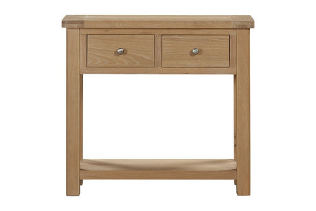 Your Home Style Console Table Foxley Oak Console Table with 2 Drawers