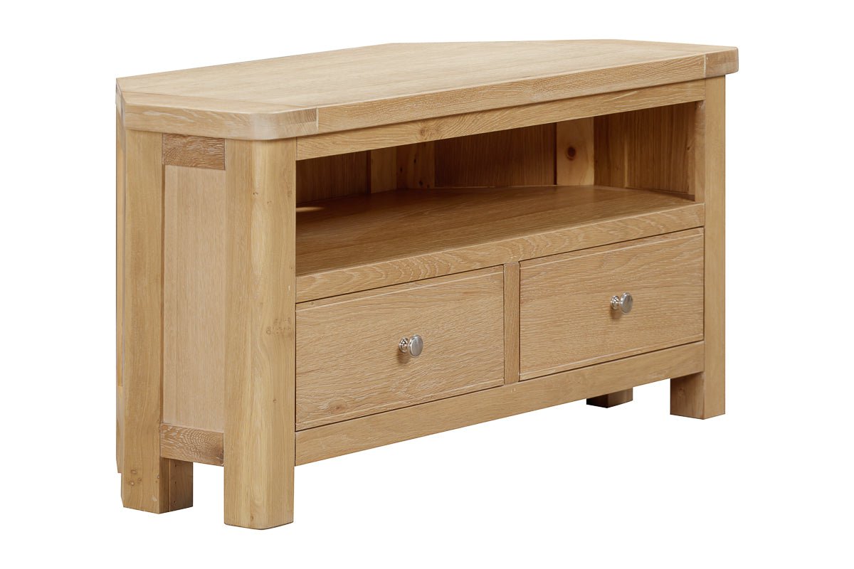 Your Home Style TV Unit Foxley Oak Corner TV Unit