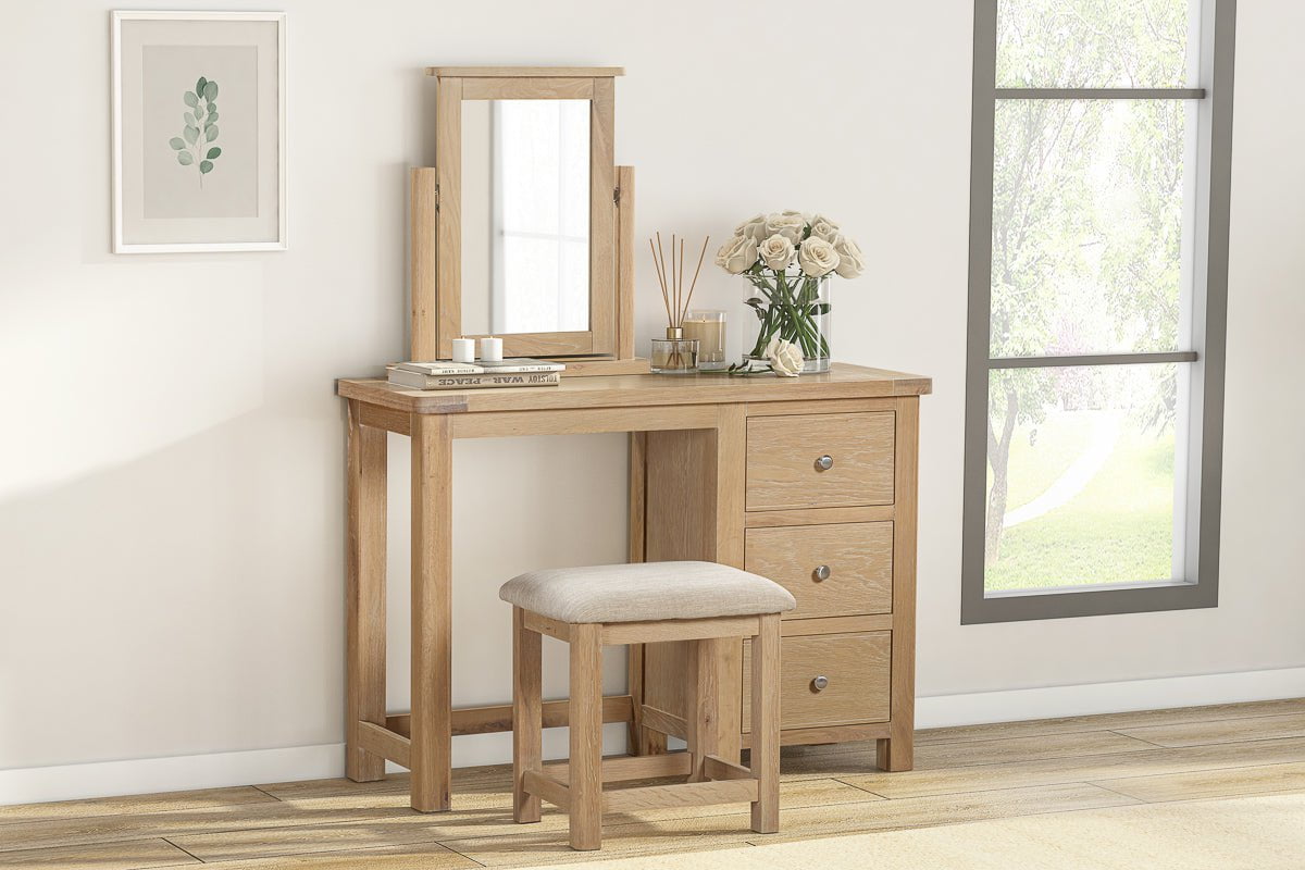 Your Home Style Dressing Table Set Foxley Oak Dressing Table Set