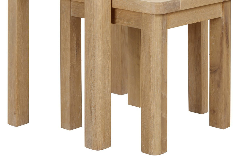 Your Home Style Nest of Tables Foxley Oak Nest of 2 Tables