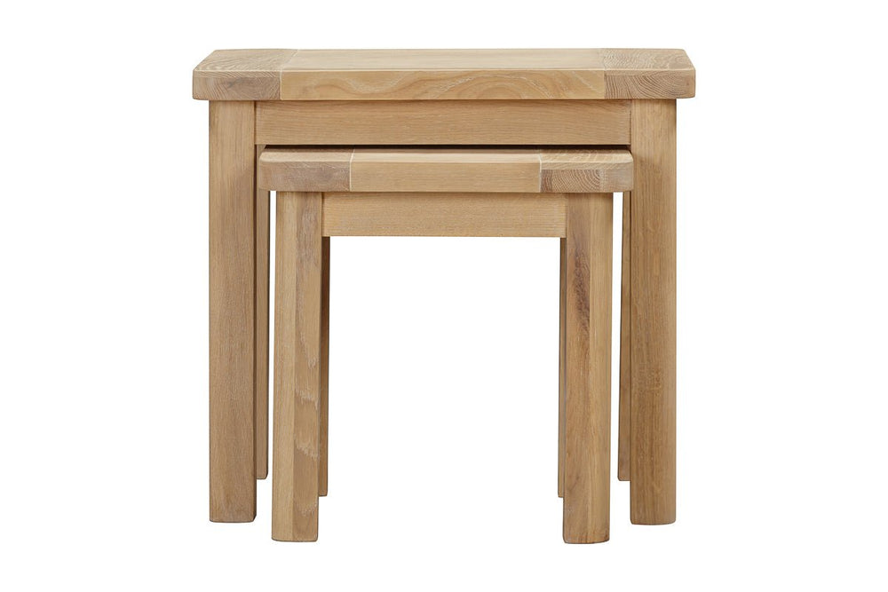 Your Home Style Nest of Tables Foxley Oak Nest of 2 Tables