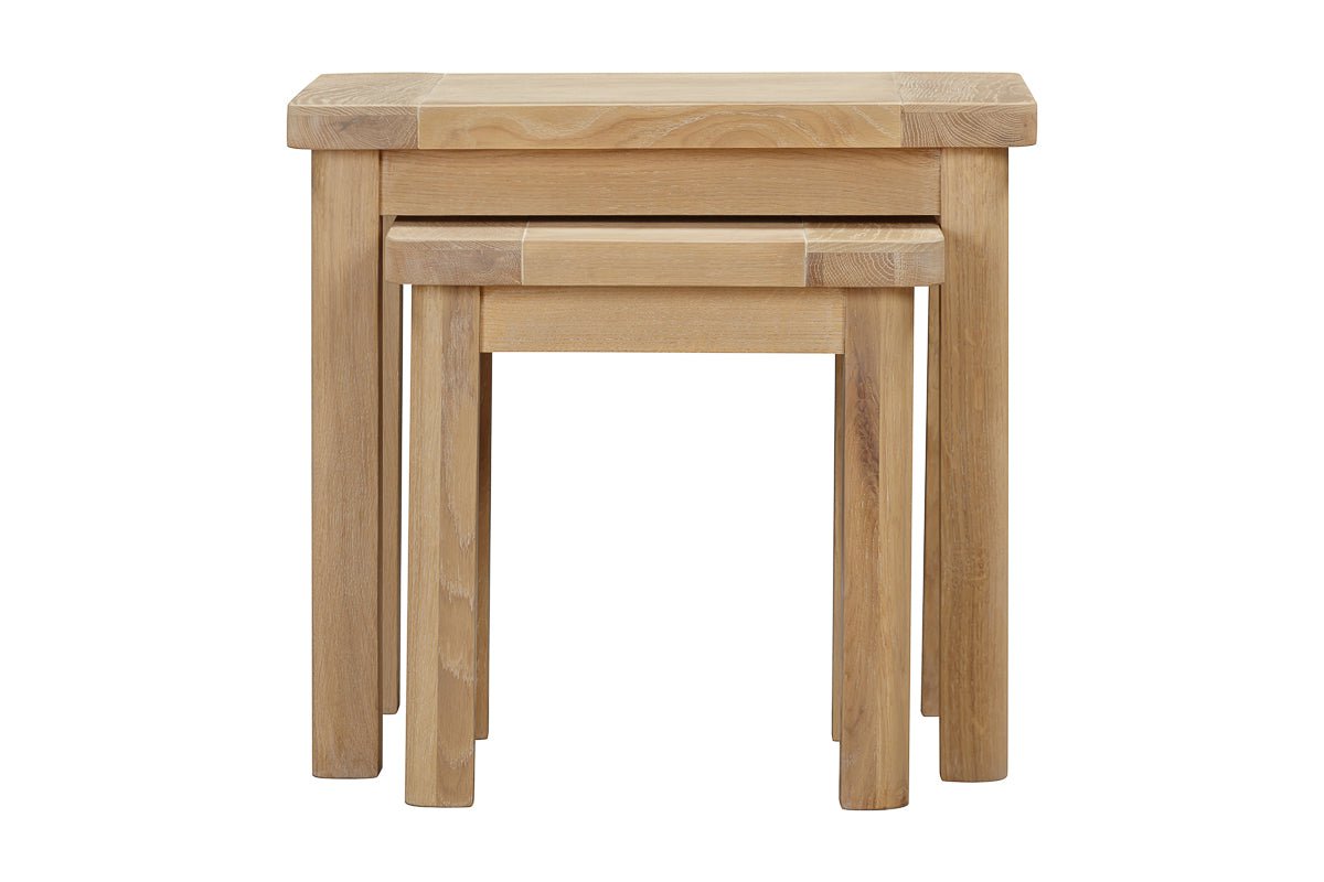 Your Home Style Nest of Tables Foxley Oak Nest of 2 Tables