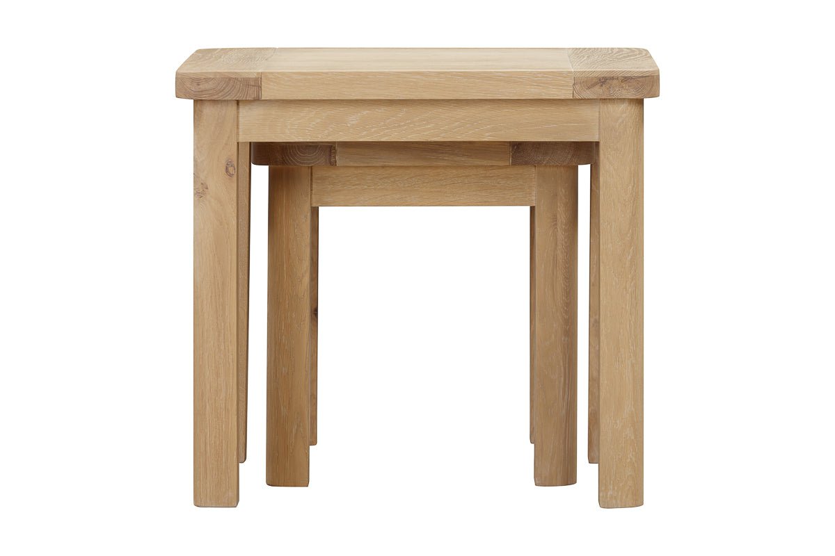 Your Home Style Nest of Tables Foxley Oak Nest of 2 Tables