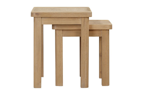 Your Home Style Nest of Tables Foxley Oak Nest of 2 Tables