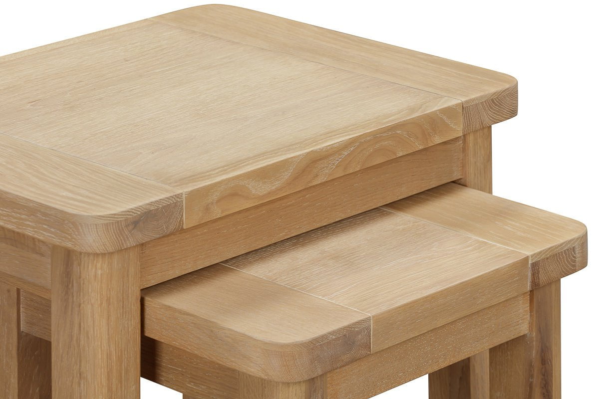 Your Home Style Nest of Tables Foxley Oak Nest of 2 Tables