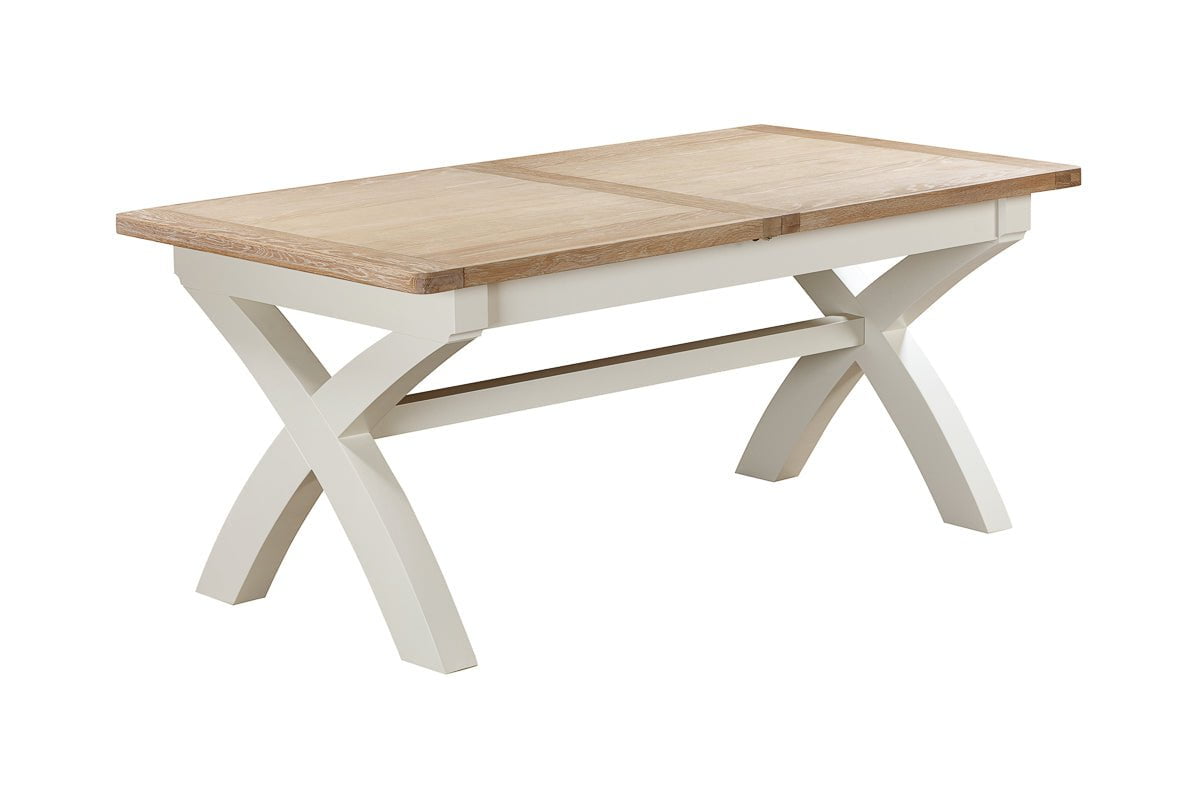 Your Home Style Dining Table Foxley Painted 180/240 Cross Leg Extending Dining Table