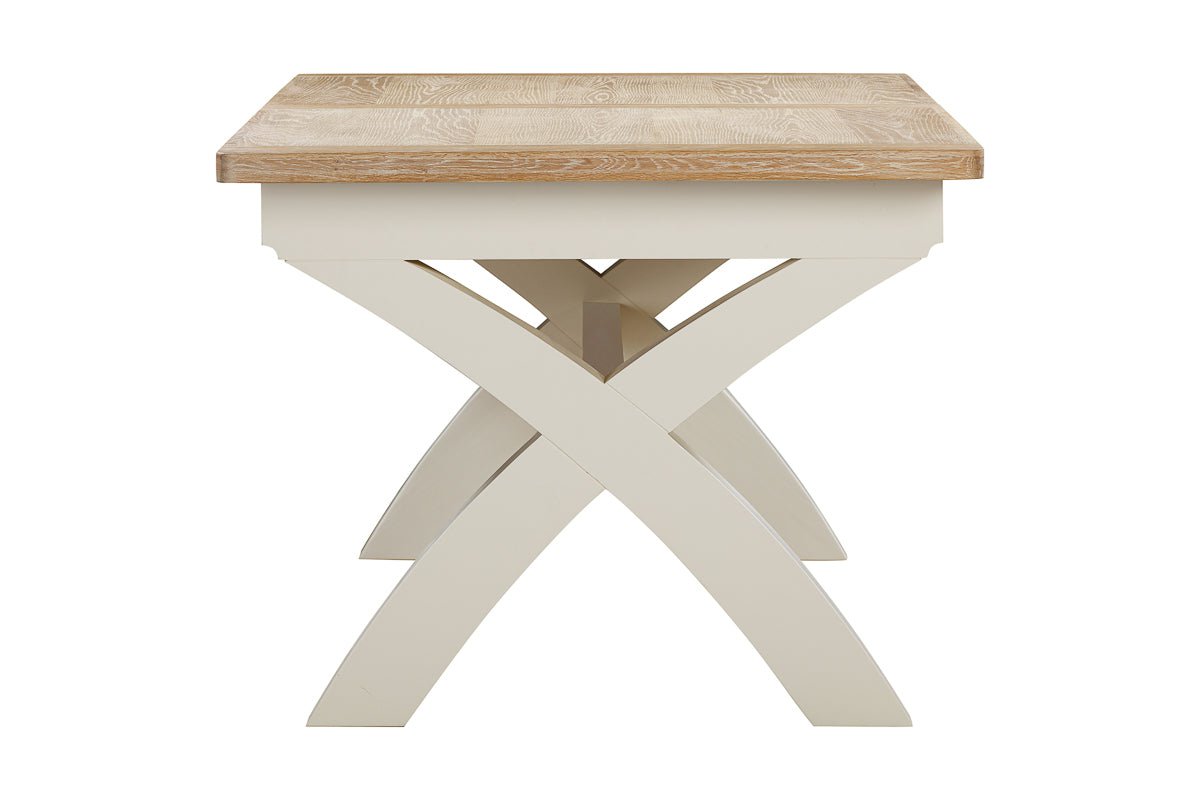 Your Home Style Dining Table Foxley Painted 180/240 Cross Leg Extending Dining Table
