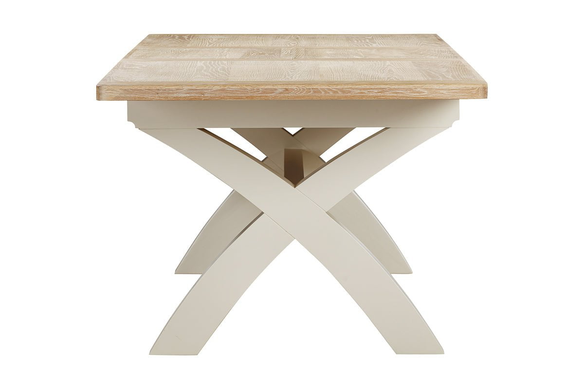 Your Home Style Dining Table Foxley Painted 180/240 Cross Leg Extending Dining Table