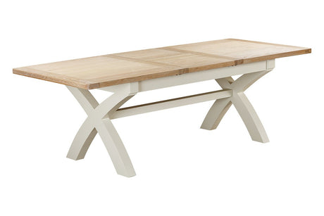 Your Home Style Dining Table Foxley Painted 180/240 Cross Leg Extending Dining Table