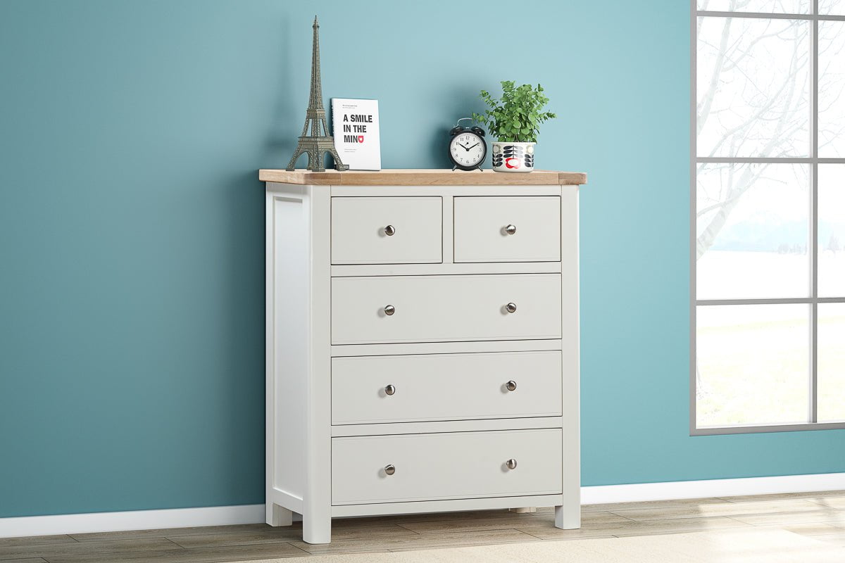 Your Home Style Chest of Drawers Foxley Painted 2 Over 3 Chest
