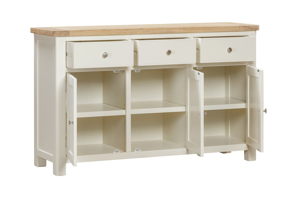 Your Home Style Sideboard Foxley Painted 3 Door Sideboard