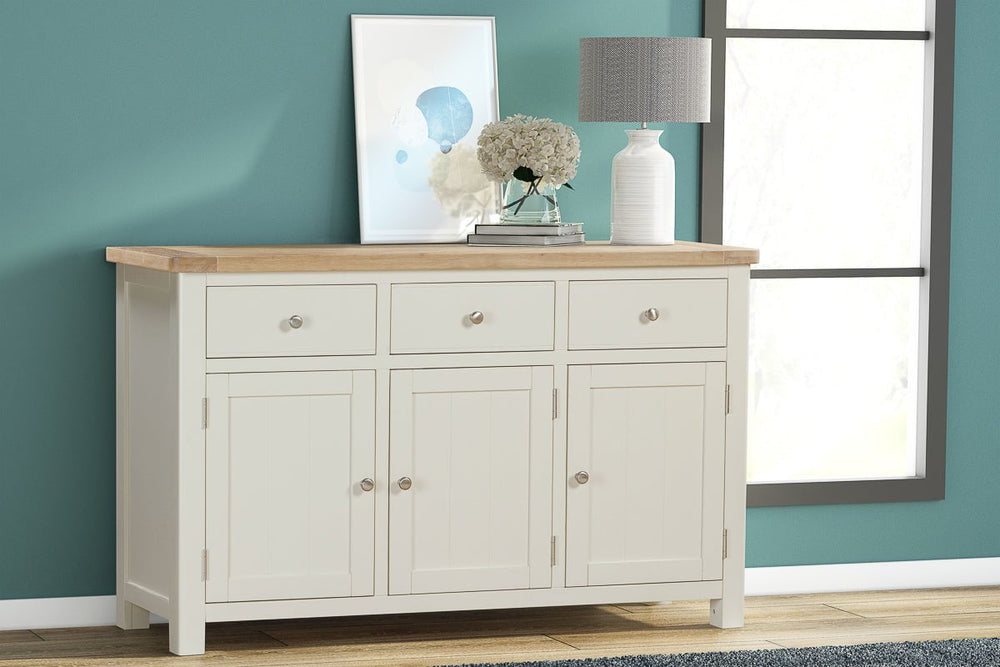 Your Home Style Sideboard Foxley Painted 3 Door Sideboard