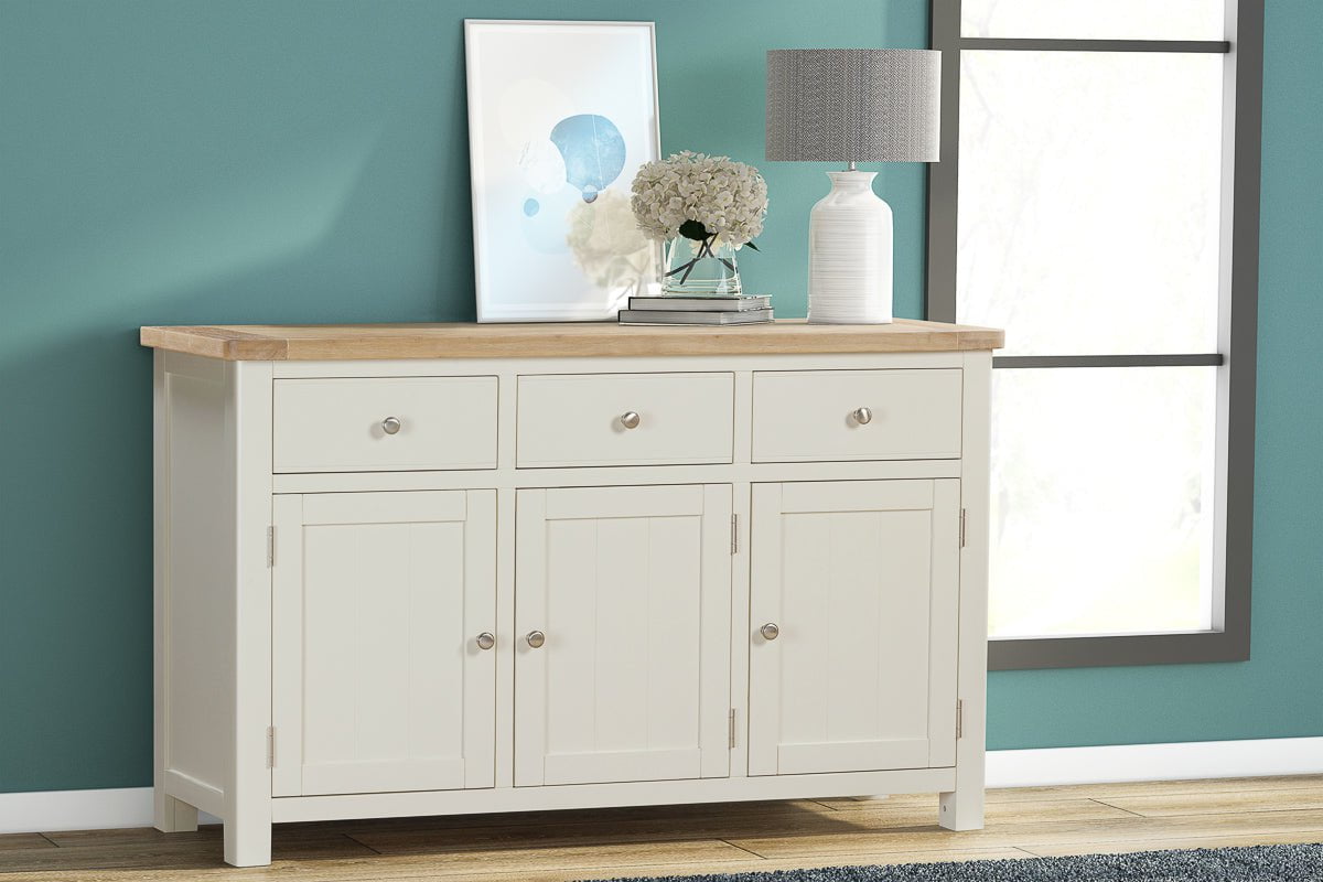 Your Home Style Sideboard Foxley Painted 3 Door Sideboard