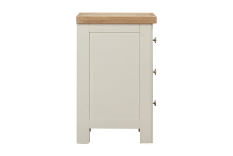 Your Home Style Bedside Foxley Painted Bedside with 3 Drawers