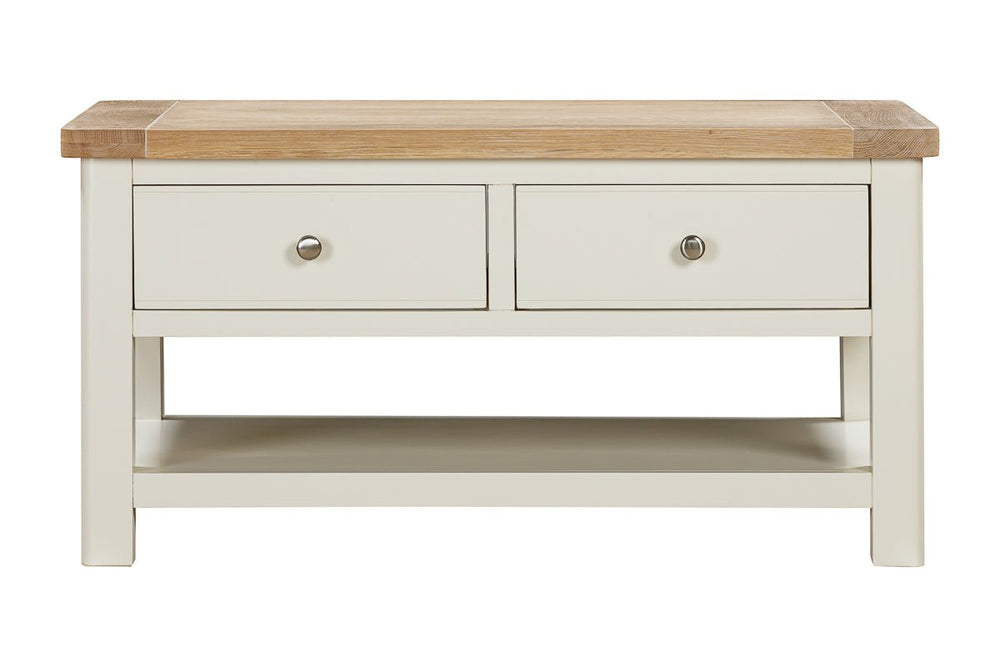 Your Home Style Coffee Table Foxley Painted Coffee Table with 2 Drawers