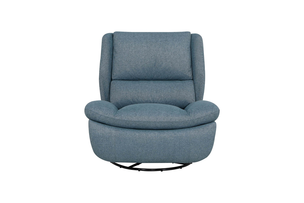 Vida Living Recliner Marine Freddy Electric Reclining Swivel Glider Chair