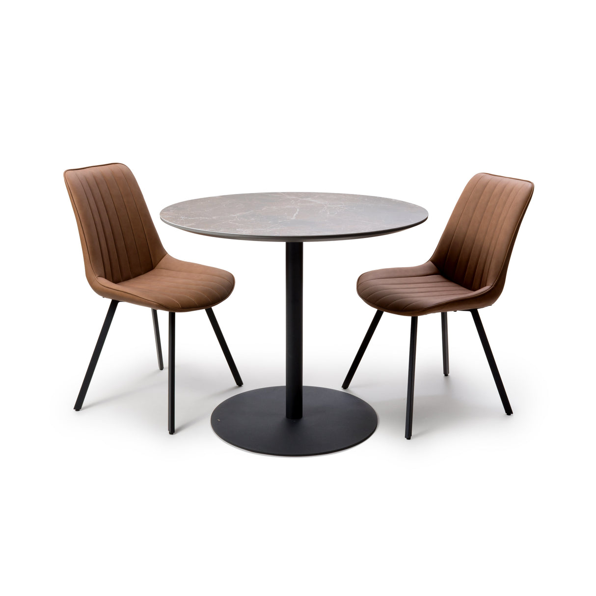 Furniture Link Dining Table Extending Galaxy Round Table 900mm