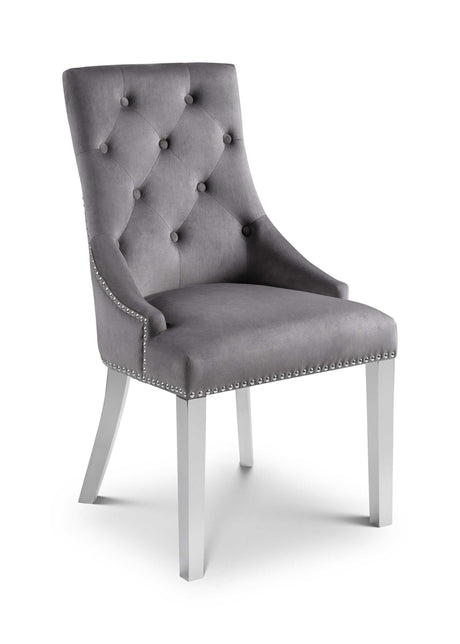 Julian Bowen Dining Chairs Gladstone Lion Head Chairs - Sold in pairs