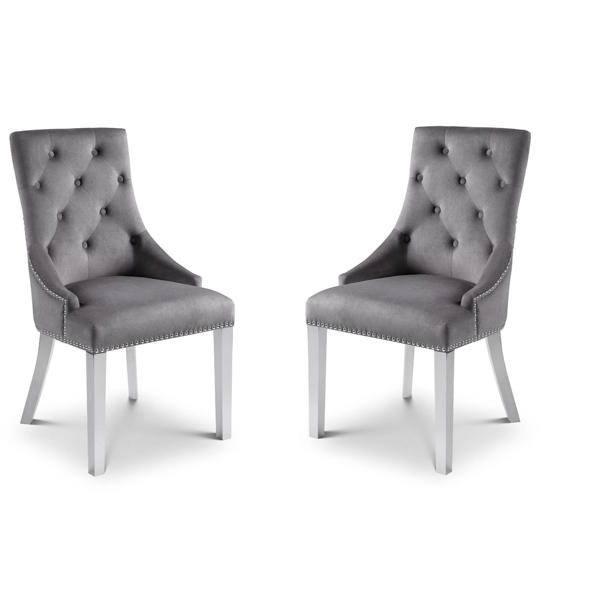 Julian Bowen Dining Chairs Gladstone Lion Head Chairs - Sold in pairs