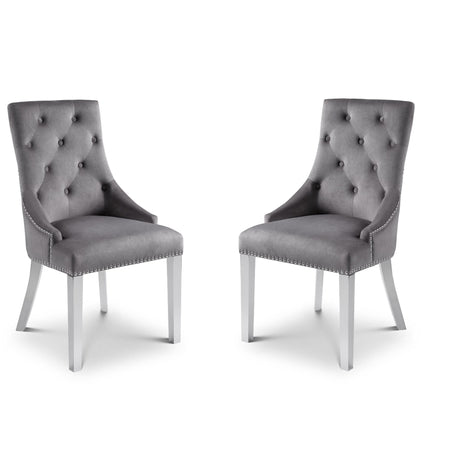 Julian Bowen Dining Chairs Gladstone Lion Head Chairs - Sold in pairs