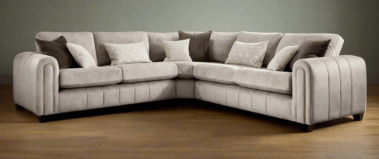 Glamour large corner sofa