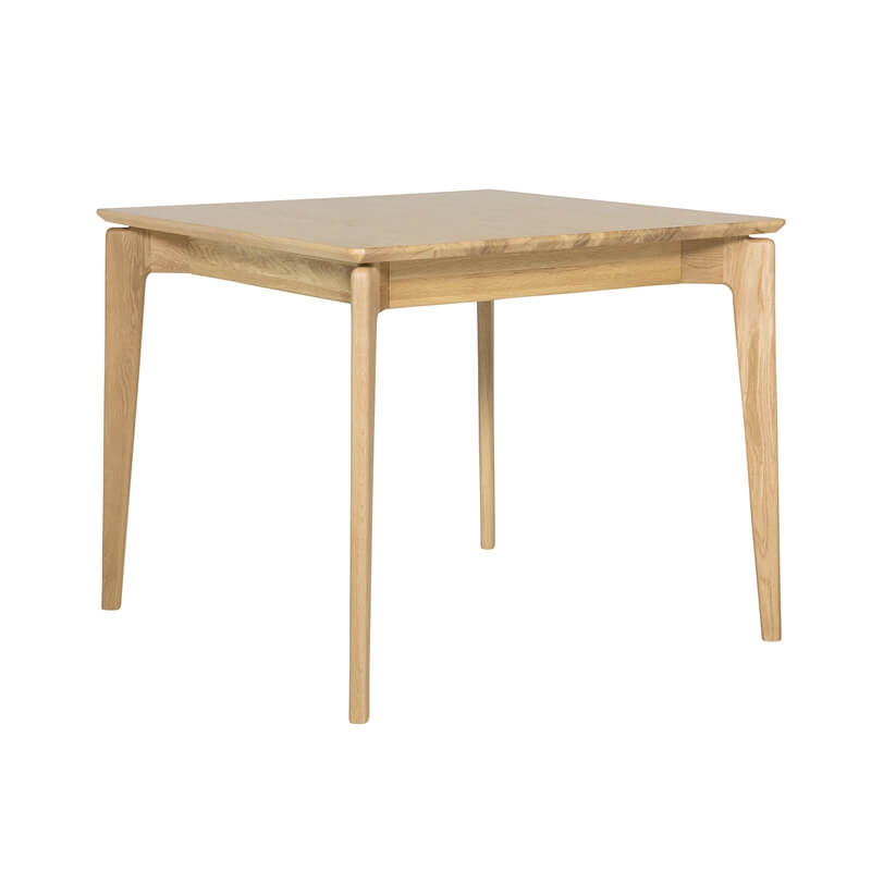 Vida Living Dining Table Hadley 90cm Square Natural Dining Table