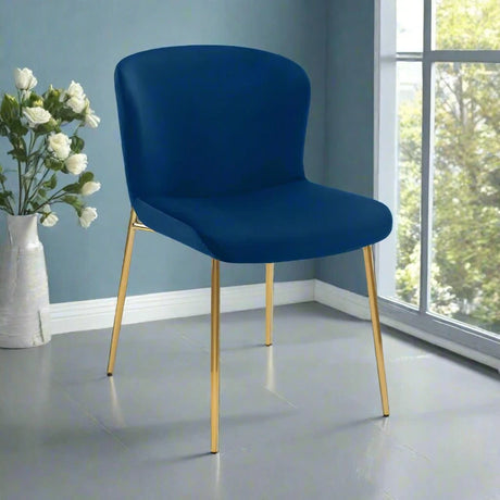 Julian Bowen Dining Chairs Harper Dining Chairs - Blue - Sold in pairs