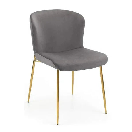 Julian Bowen Dining Chairs Harper Dining Chairs - Dusky Pink - Sold in pairs