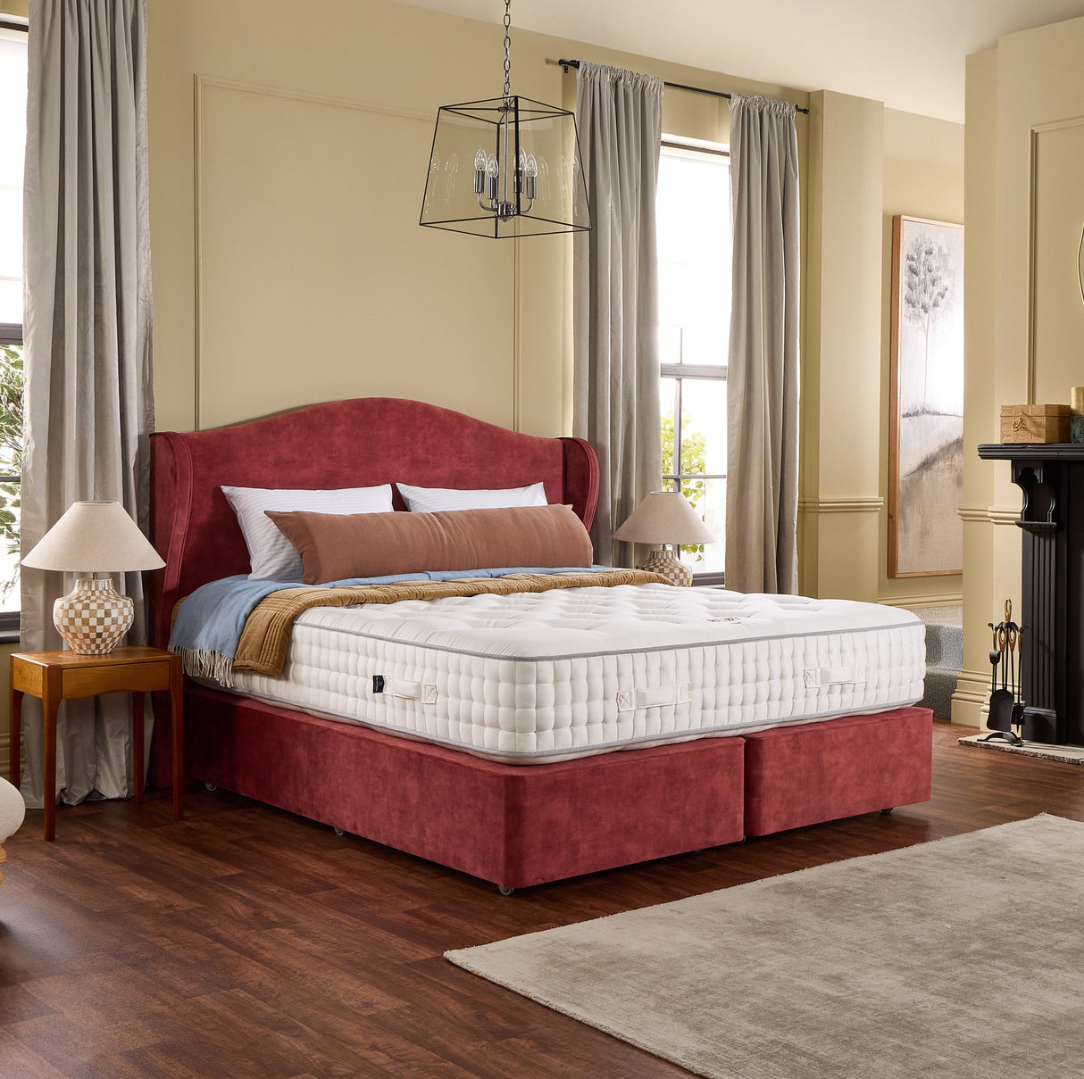 Harrison Spinks Beds Sprung Bed Base Harrison Spinks Deep True Edge Premium 3500 Pocket Sprung Bed Base