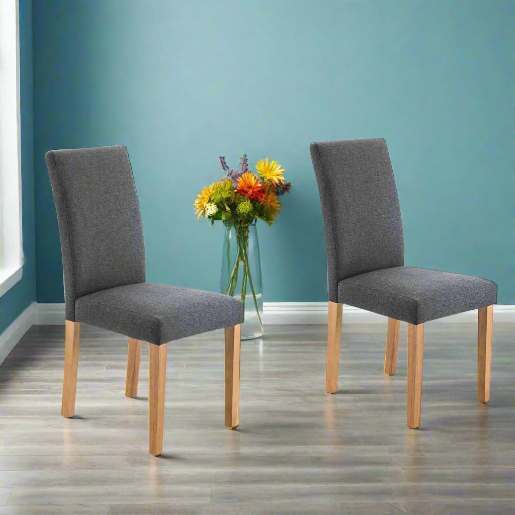 Julian Bowen Dining Chairs Hastings Fabric Dining Chairs - Sold in pairs