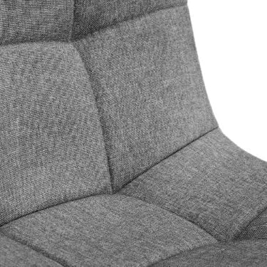 Julian Bowen Dining Chairs Hayden Panelled Dining Chairs - Grey Linen - Sold in fours