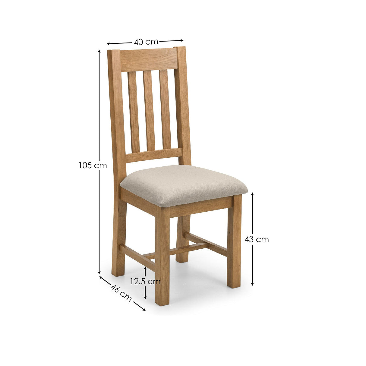 Julian Bowen Dining Chairs Hereford Dining Chairs - Sold in pairs
