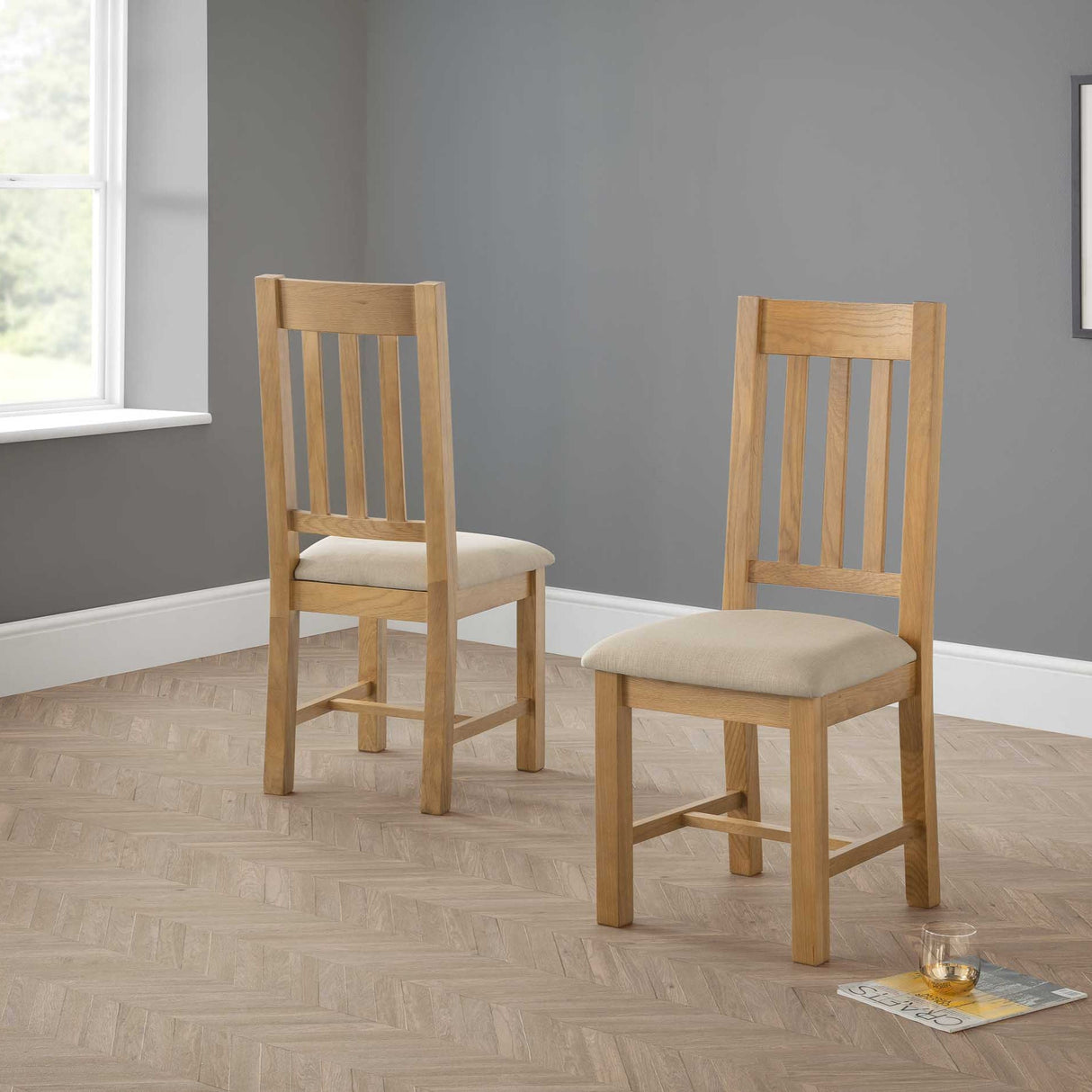 Julian Bowen Dining Chairs Hereford Dining Chairs - Sold in pairs