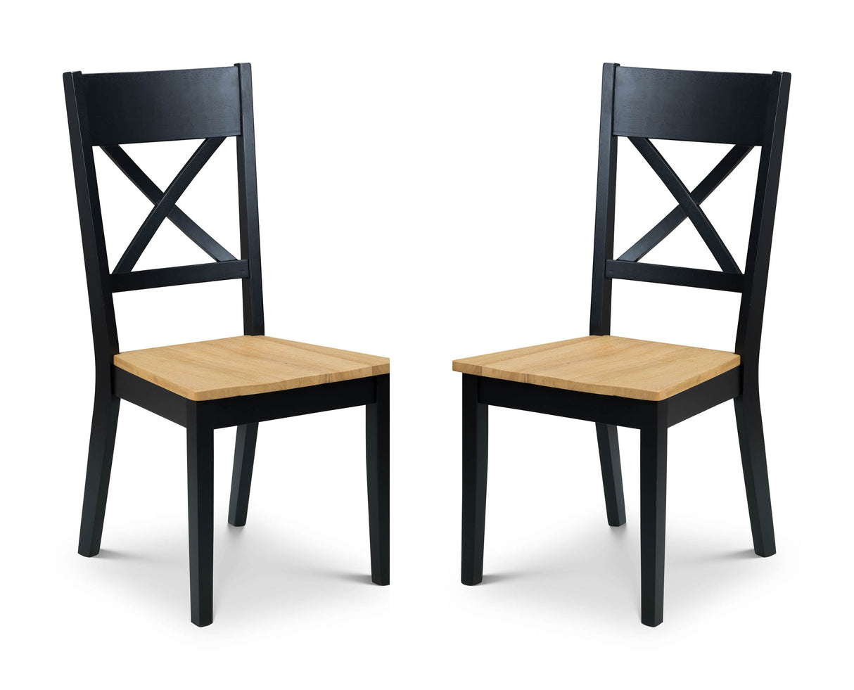 Julian Bowen Dining Chairs Hockley Dining Chairs - Sold in pairs