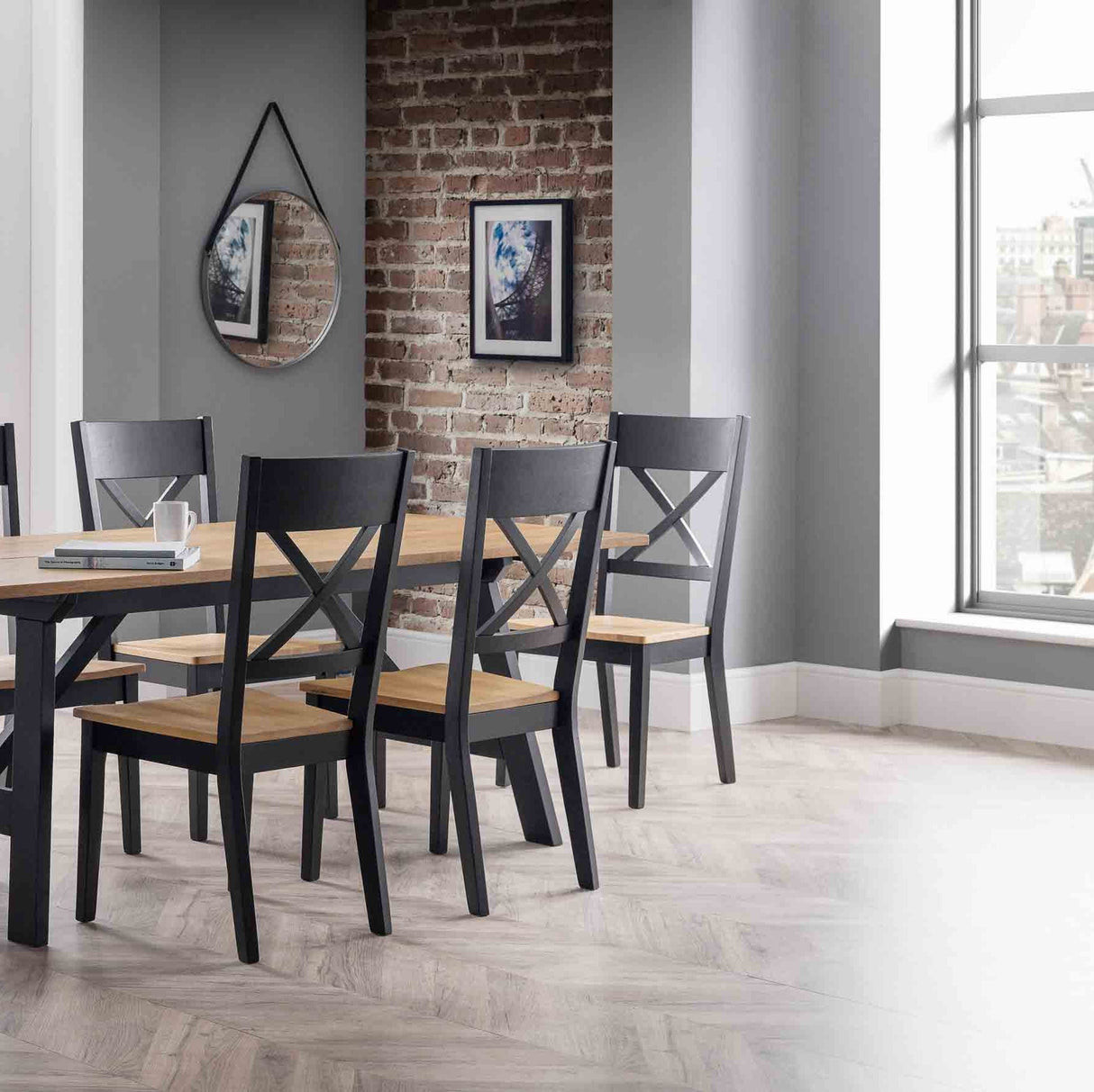 Julian Bowen Dining Chairs Hockley Dining Chairs - Sold in pairs