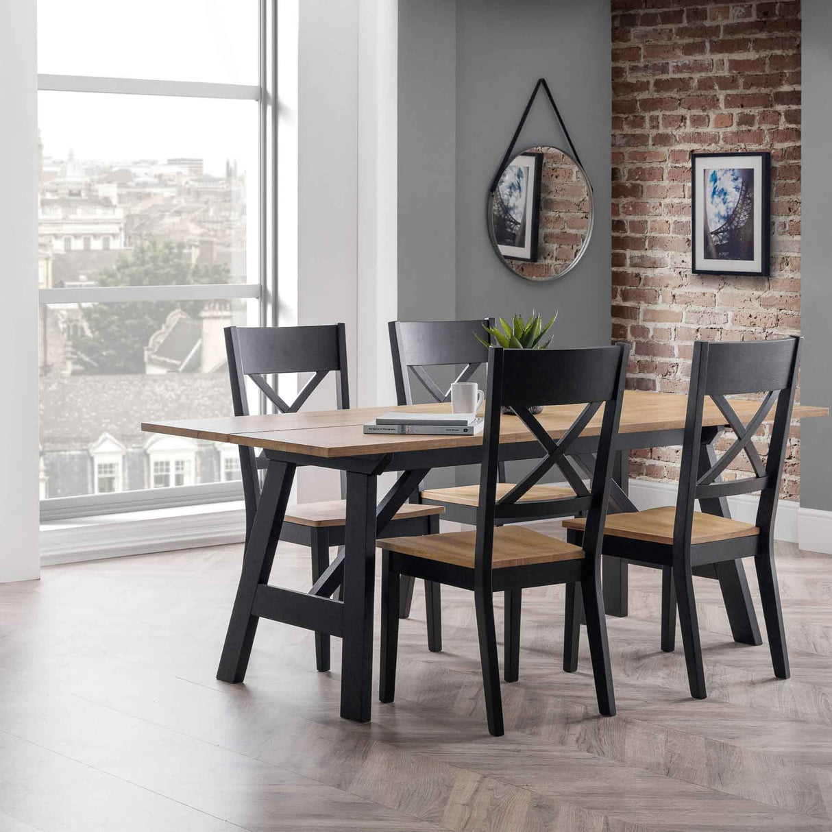 Julian Bowen Dining Chairs Hockley Dining Chairs - Sold in pairs