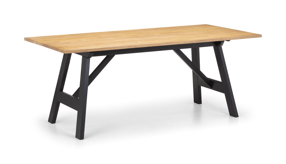 Julian Bowen Dining Tables Hockley Table Black/Oak
