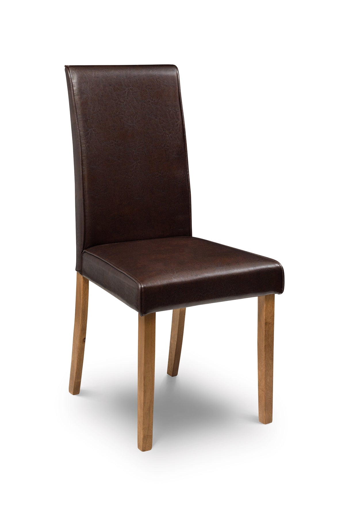 Julian Bowen Dining Chairs Hudson Brown Chairs - Sold in pairs