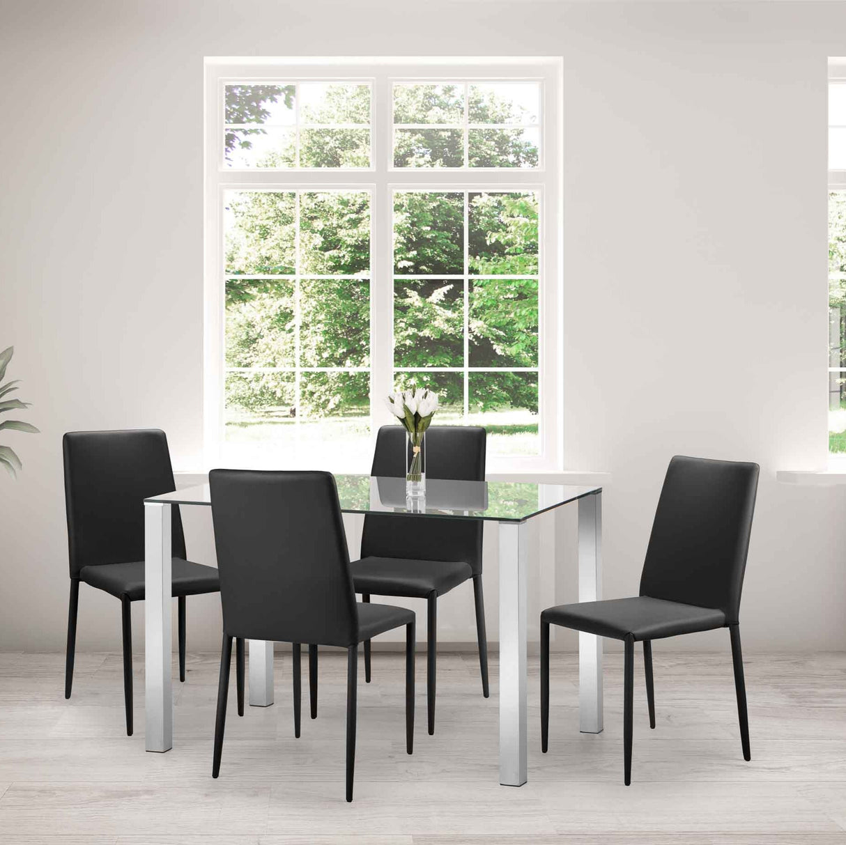 Julian Bowen Dining Chairs Jazz Chairs Black - Sold in fours