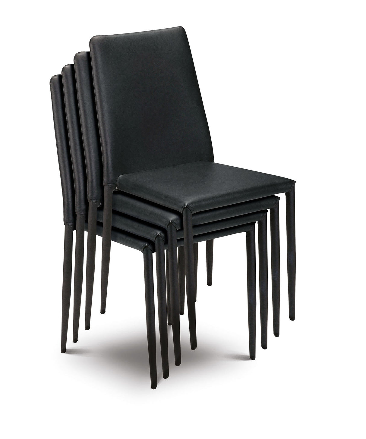 Julian Bowen Dining Chairs Jazz Chairs Black - Sold in fours