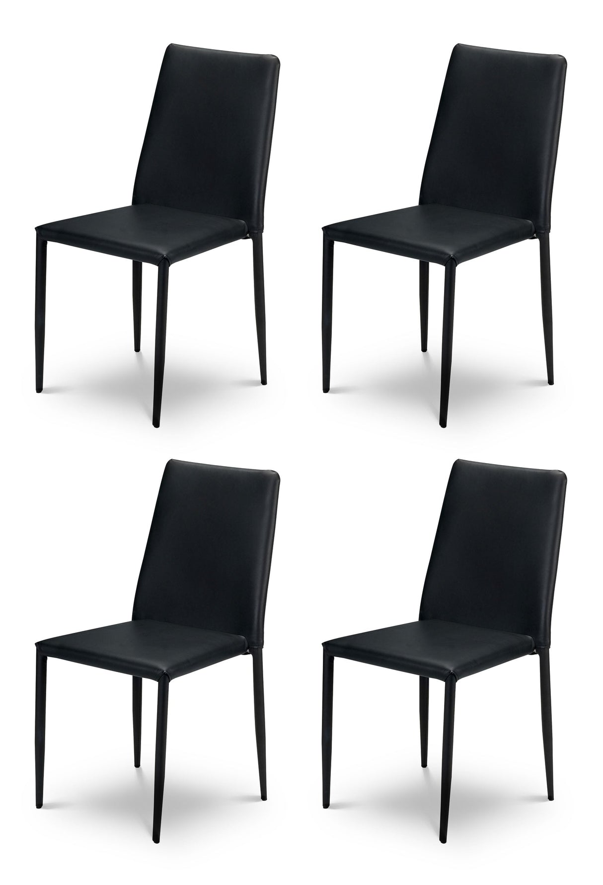 Julian Bowen Dining Chairs Jazz Chairs Black - Sold in fours