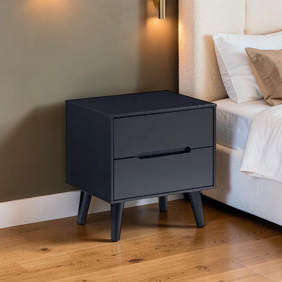 Julian Bowen Bedside Julian Bowen Alicia 2 Drawer Bedside