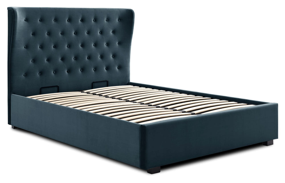 Kyoto Bed Kensington Velvet Ottoman Bed