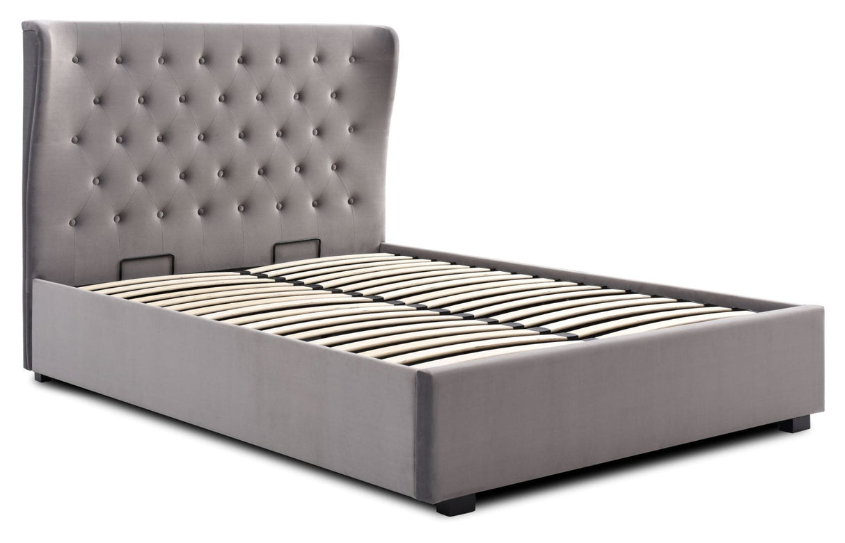 Kyoto Bed Kensington Velvet Ottoman Bed