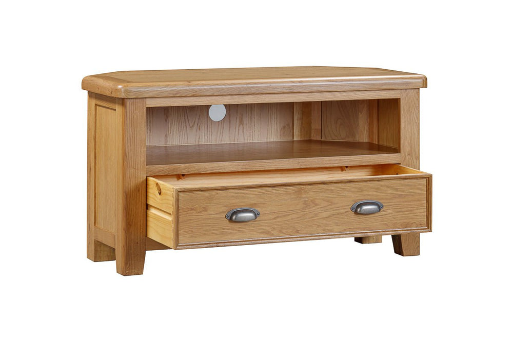 Your Home Style TV Unit Kingston Oak Corner TV Unit