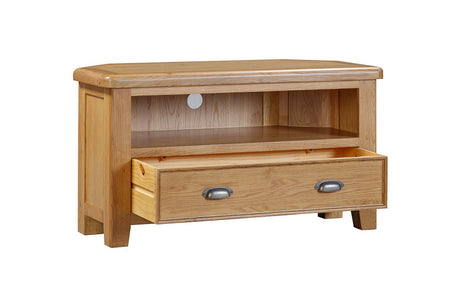 Your Home Style TV Unit Kingston Oak Corner TV Unit