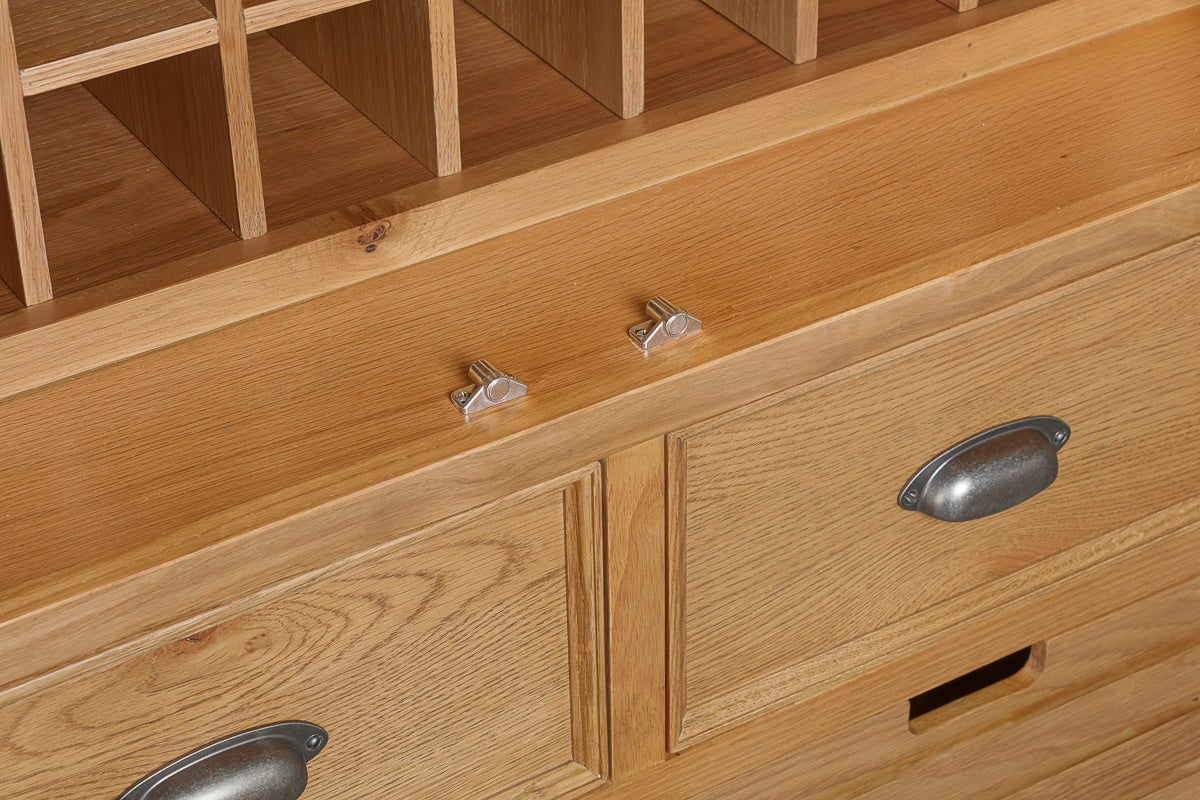 Your Home Style Larder Kingston Oak Double Larder Cupboard